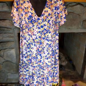 NWOT Rachel Zoe floral tent babydoll Dress sz. XS
